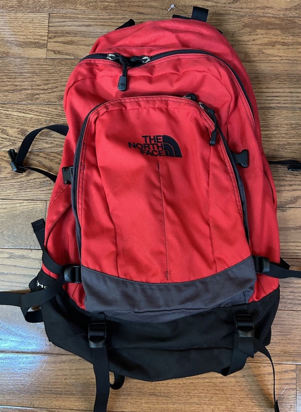 Luc North Face Hotshot Red Black Backpack